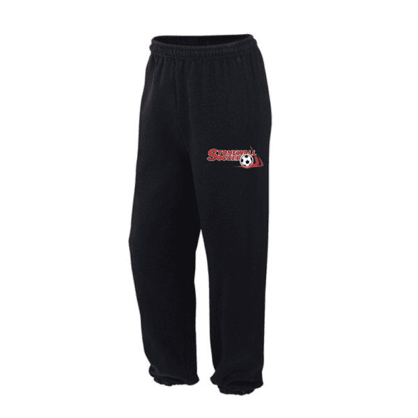 G182 Gildan Heavy Blend 8 oz., 50/50 Sweatpants – Black - The Screen Door